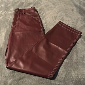 ASOS Designs faux leather pants